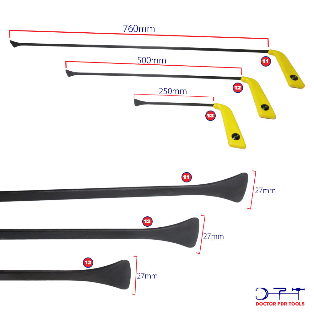 pdr hook tools bar set 25 pcs high carbon steel high quality heat treated rods