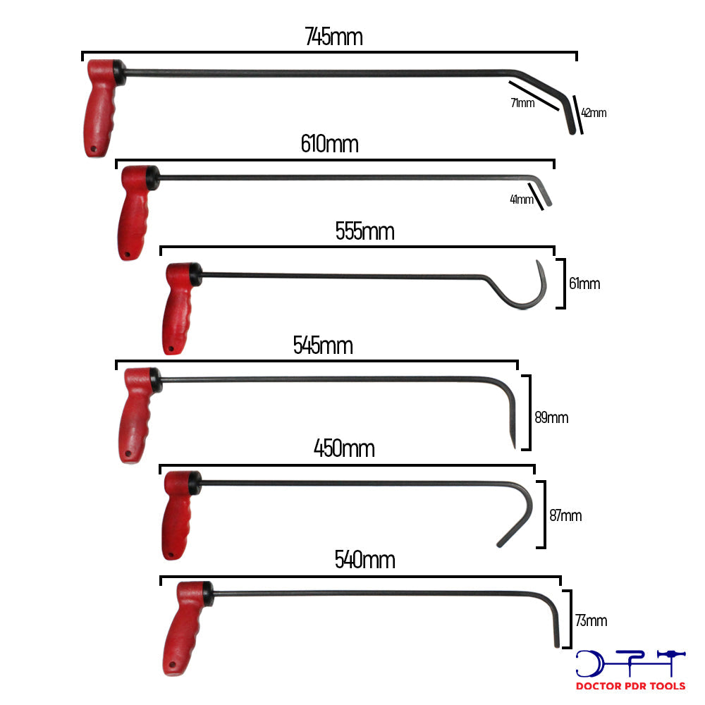 6 Piece Hook Set with Swivel Handle