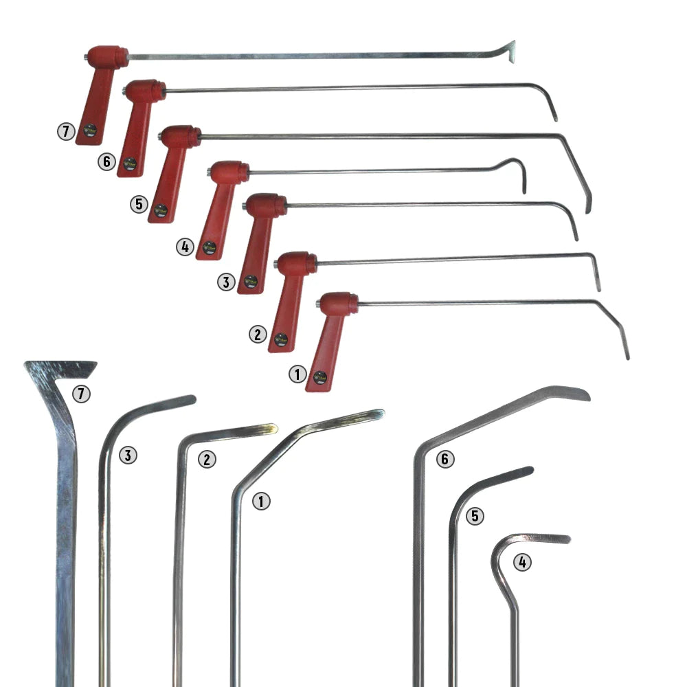 Pdr Tools / 7 Pcs Rotating Handle Stick Set