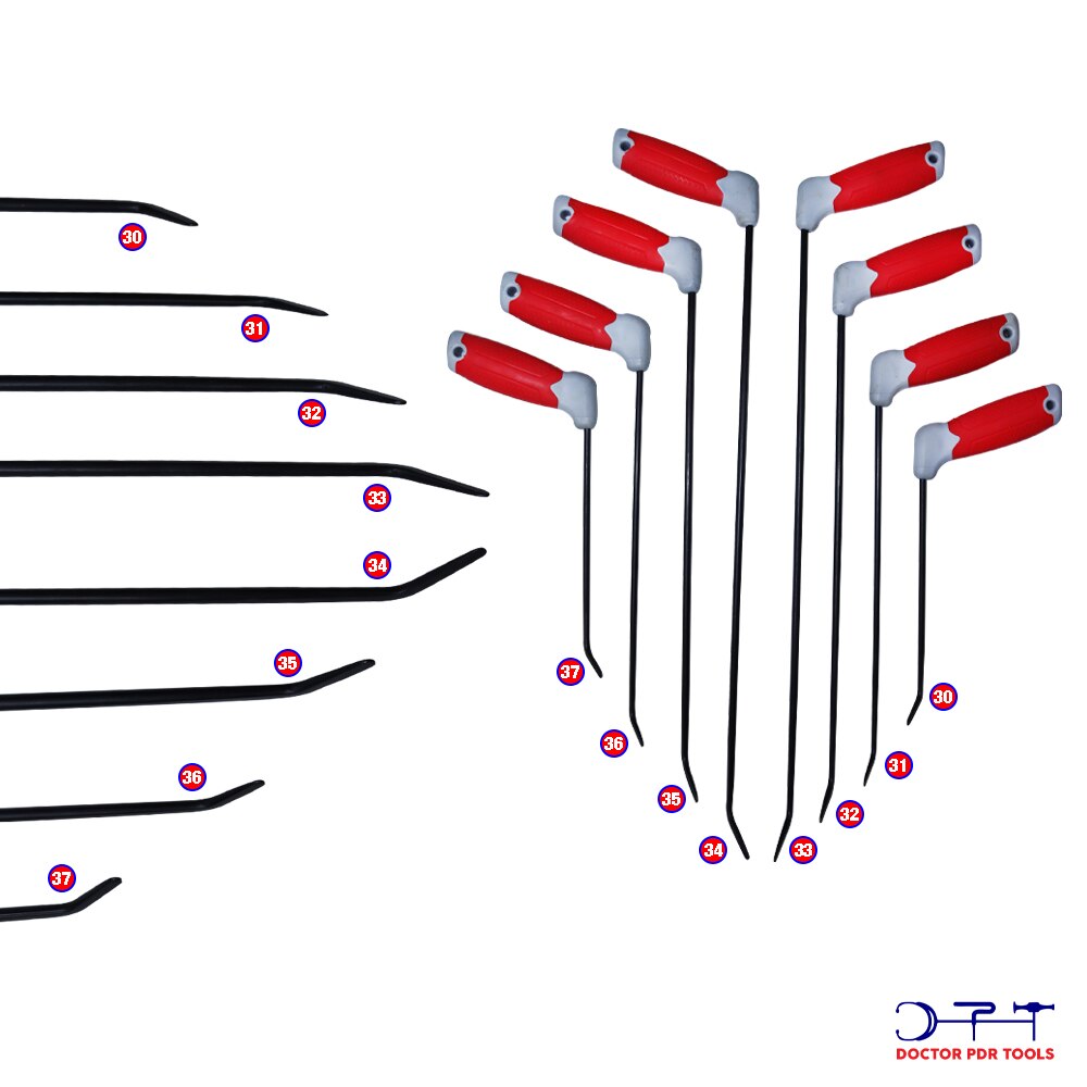 pdr push rods 53 pcs 360 rotating set