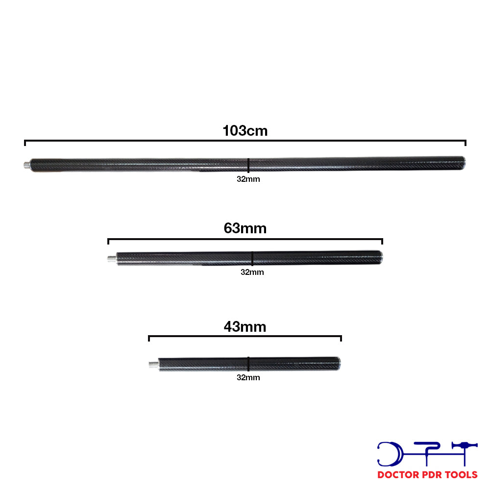 Pdr Tools Stainless M8 Screw Functional Carbon Rod Set