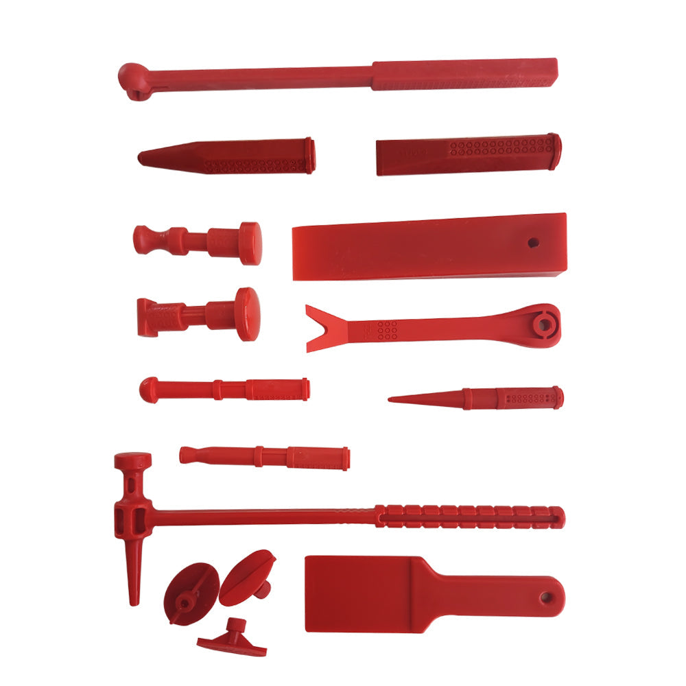 Pdr Tools / Plastic Head Hammer & Wedge and Plastic Spatula Set