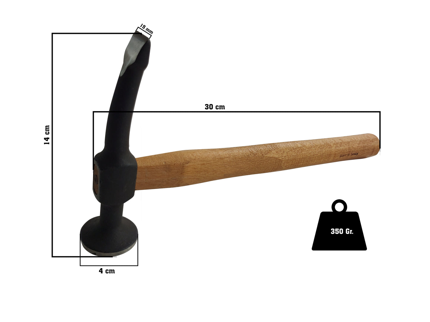 Body Tools / Flattened sharp tip and Serrated flat head body hammer